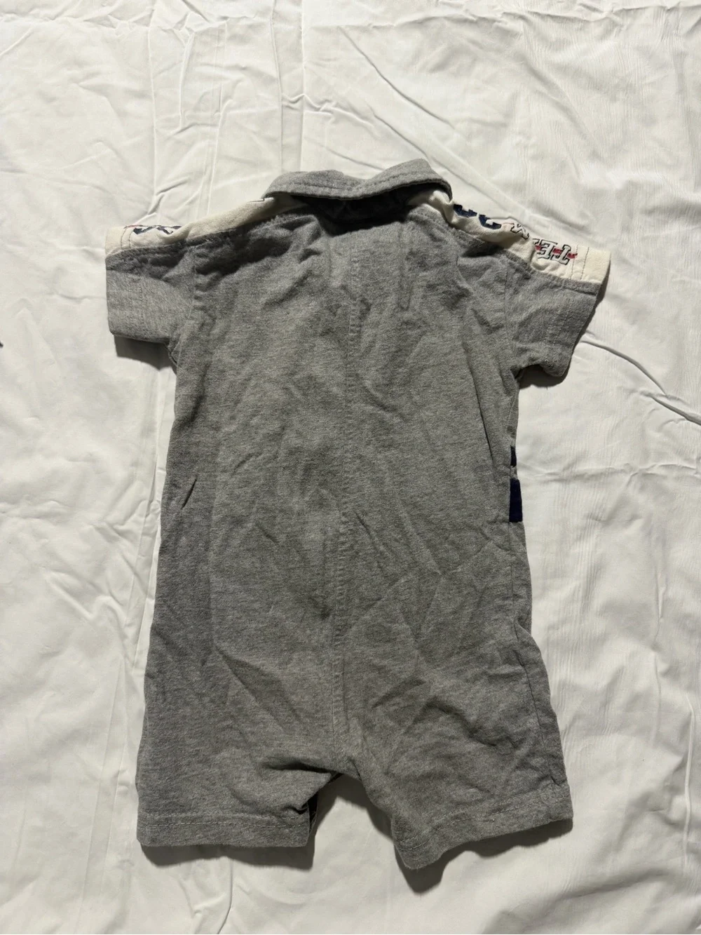 Baby Boy Romper Bundle | Ralph Lauren Plaid Romper 6M + Cherokee Polo Romper 9M